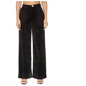 Avec Les Filles Velvet Straight Heart Button Pants US Women's 12